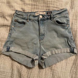 Garage Denim High Rise Shorts